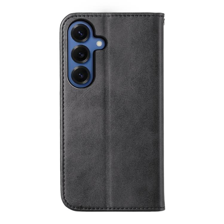 Custodia in pelle con texture a griglia cubica e chiusura magnetica per Galaxy