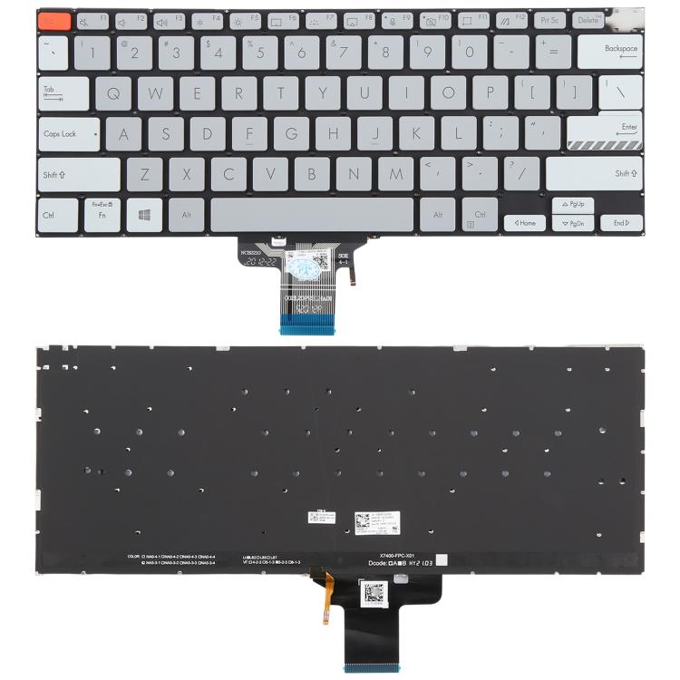 Tastiera retroilluminata USA per Asus Vivobook Pro 14X - immagine 6