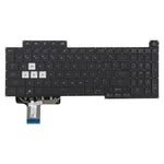 Tastiera di ricambio USA retroilluminata per Asus ROG G17 G713 - immagine 2