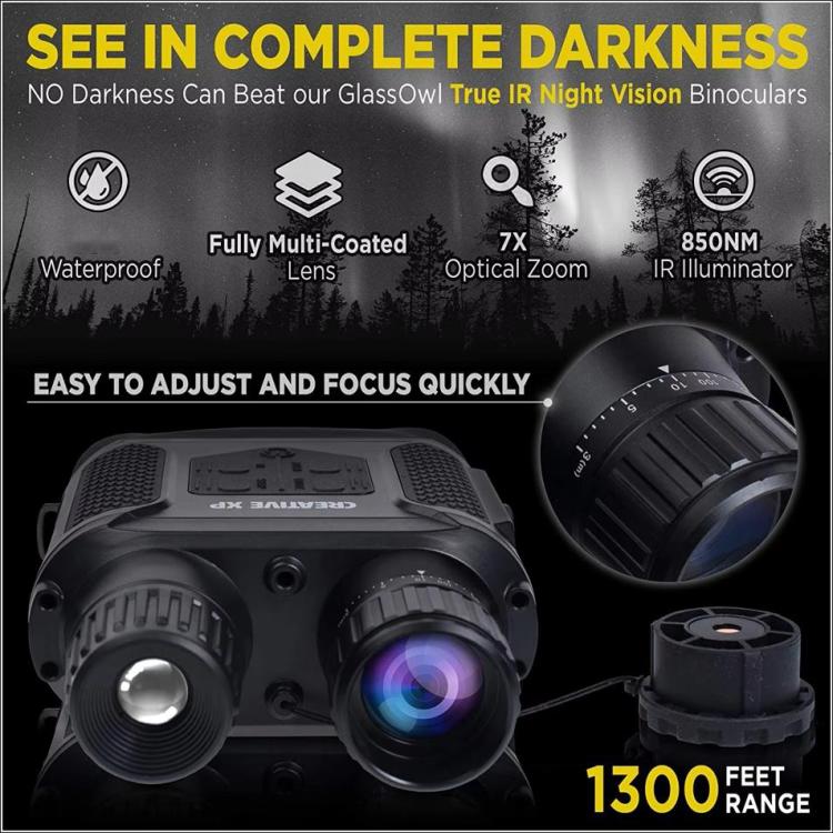 Binocolo digitale per visione notturna con schermo LCD 3 pollici