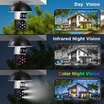 Lampadina con telecamera 4MP HD dual lens E27 IP66