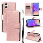 Custodia in pelle con motivo a girasole per Samsung Galaxy A07 5G, A36 5G / M56