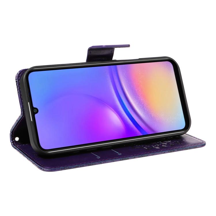 Custodia in pelle con motivo a girasole per Samsung Galaxy A07 5G, A36 5G / M56