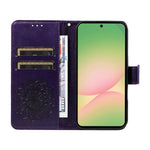 Custodia in pelle con motivo a girasole per Samsung Galaxy A57 5G, Samsung
