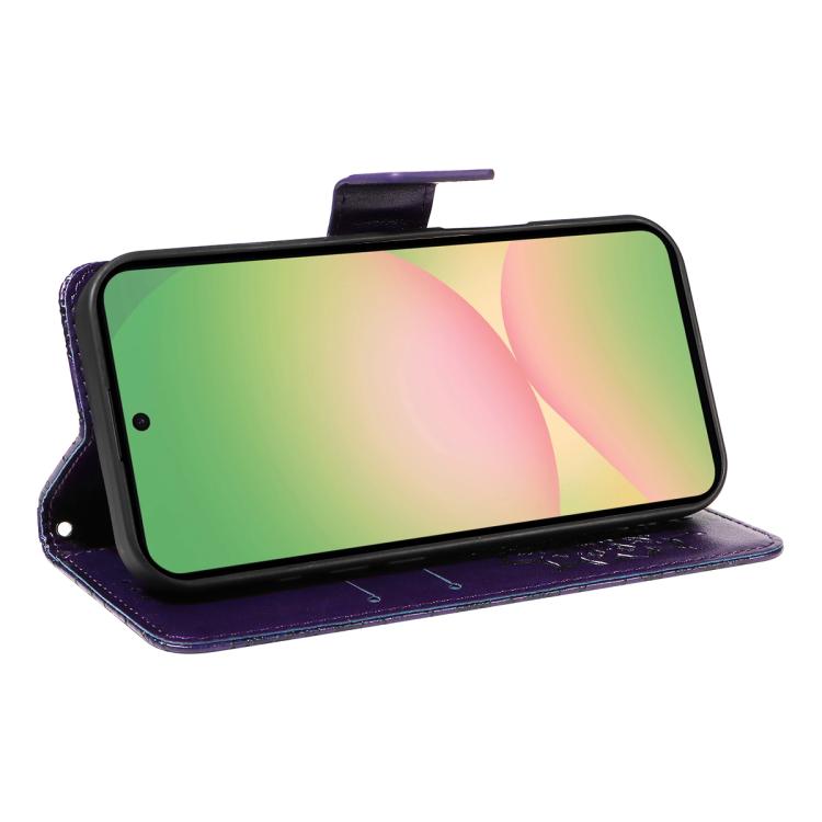 Custodia in pelle con motivo a girasole per Samsung Galaxy A57 5G, Samsung