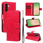 Custodia in pelle con motivo a girasole per Samsung Galaxy A57 5G, Samsung