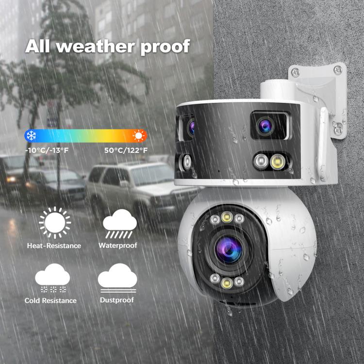 Telecamera PTZ Dome 8MP con Zoom Ottico 5X
