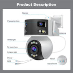 Telecamera PTZ Dome 8MP con Zoom Ottico 5X