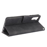 Custodia in pelle PU con fibbia magnetica e supporto per Huawei Maimang 9, Mate