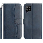 Custodia in pelle a doppia piega a forma di S per Samsung Galaxy A42 5G