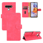 Custodia in pelle PU con fibbia magnetica e supporto per LG Q70, Style 3, Stylo