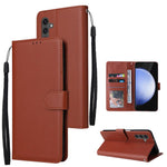 Custodia multifunzionale in pelle con 3 scomparti per Galaxy S26 FE e S25 FE 5G