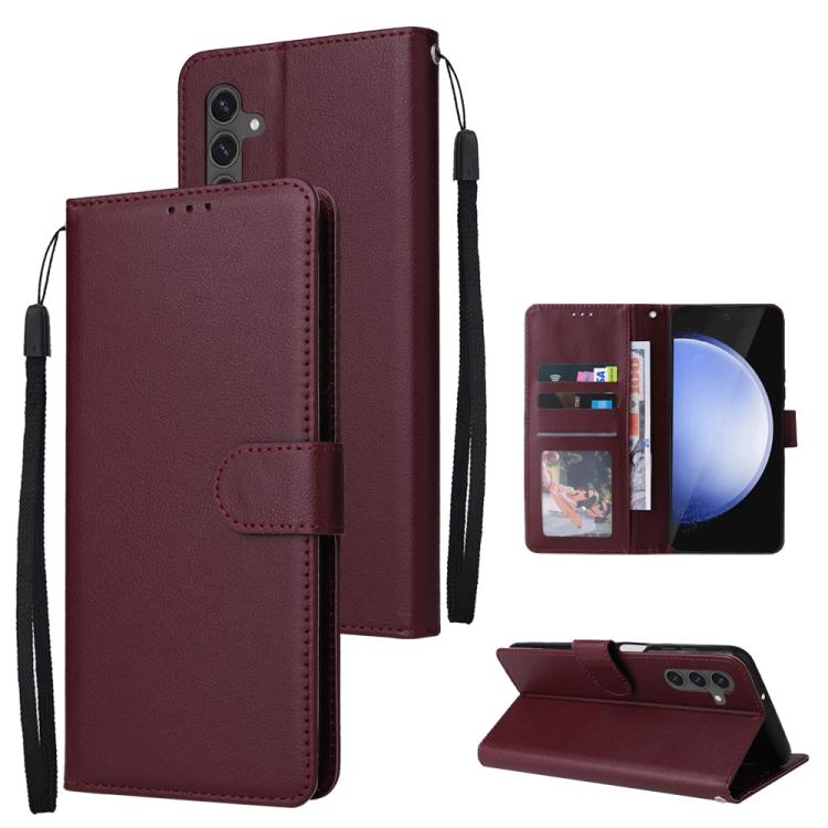 Custodia multifunzionale in pelle con 3 scomparti per Galaxy S26 FE e S25 FE 5G