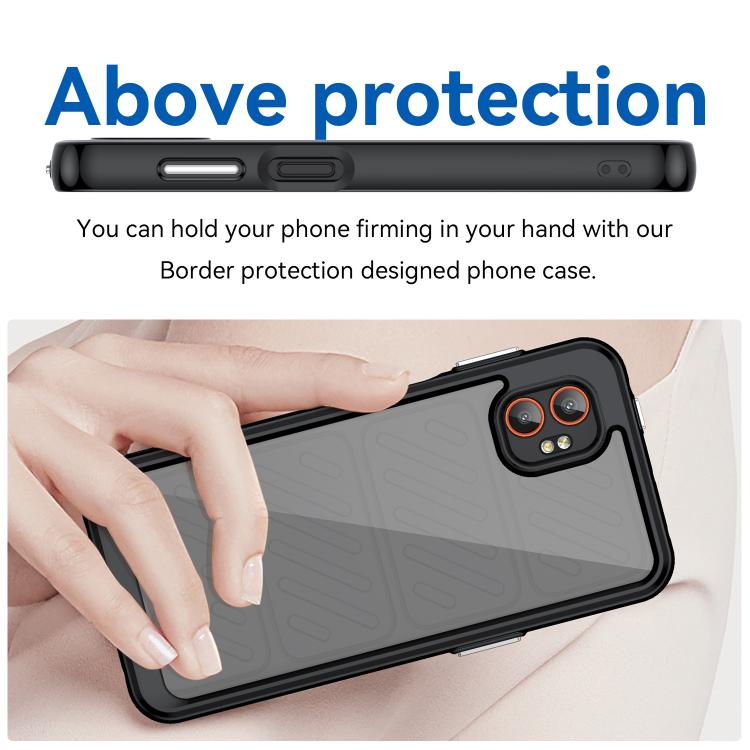 Custodia ibrida in acrilico e TPU per Samsung Galaxy Xcover 7 Pro