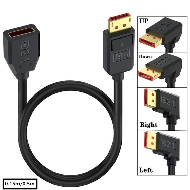 Cavo adattatore DisplayPort 2.1 16K 30Hz 15 cm