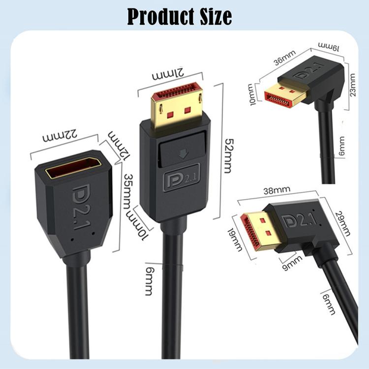 Cavo adattatore DisplayPort 2.1 16K 30Hz 1,8m