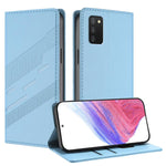 Portafoglio multifunzionale in pelle con motivo a rilievo, stile retrò, per telefono., For Samsung Galaxy A03s 165.8mm, For Samsung Galaxy A22 4G, For Samsung Galaxy A32 4G