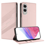 Portafoglio multifunzionale in pelle con motivo a rilievo, stile retrò, per telefono., For Samsung Galaxy S25 Edge 5G, For Samsung Galaxy S25 5G, For Samsung Galaxy S25+ 5G
