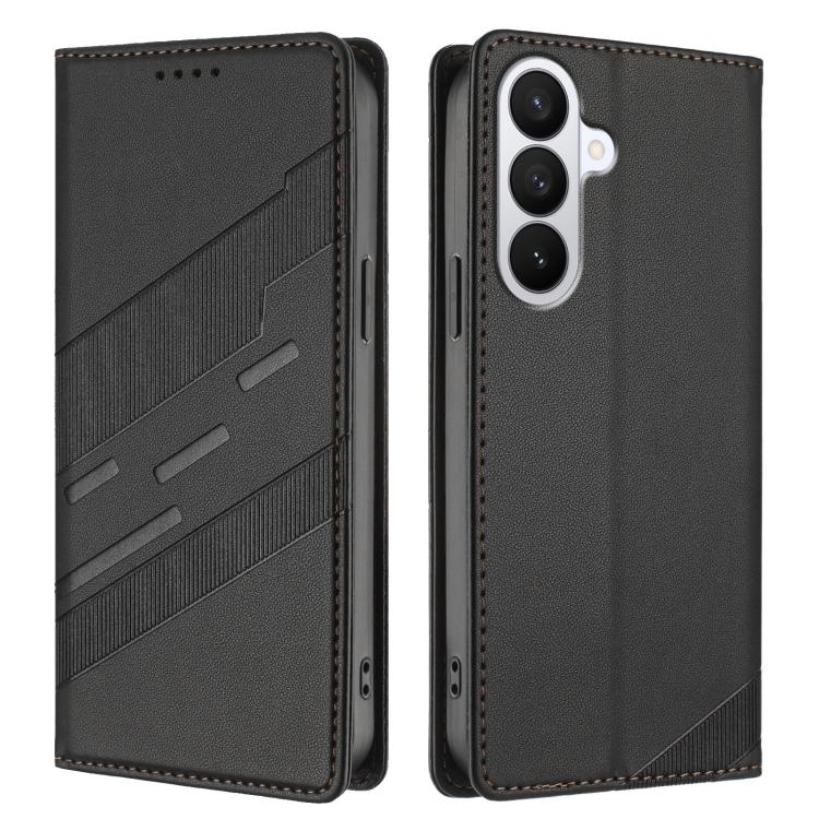 Portafoglio multifunzionale in pelle con motivo a rilievo, stile retrò, per telefono., For Galaxy S26 5G, For Galaxy S26 FE 5G, For Samsung Galaxy S25 FE 5G