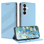 Portafoglio multifunzionale in pelle con motivo a rilievo, stile retrò, per telefono., For Galaxy S26 5G, For Galaxy S26 FE 5G, For Samsung Galaxy S25 FE 5G