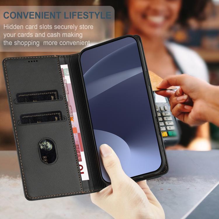 Portafoglio multifunzionale in pelle con motivo a rilievo, stile retrò, per telefono., For Galaxy S26+ 5G, For Galaxy S26 Edge 5G, For Galaxy S26 Ultra 5G