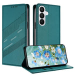 Portafoglio multifunzionale in pelle con motivo a rilievo, stile retrò, per telefono., For Galaxy S26+ 5G, For Galaxy S26 Edge 5G, For Galaxy S26 Ultra 5G