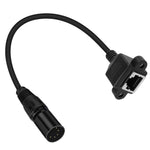 Cavo audio XLR 5 pin maschio a RJ45 femmina 30 cm