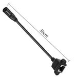 Cavo audio XLR 5 pin maschio a RJ45 femmina 30 cm