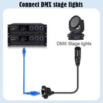 Cavo audio XLR 5 pin maschio a RJ45 femmina 30 cm