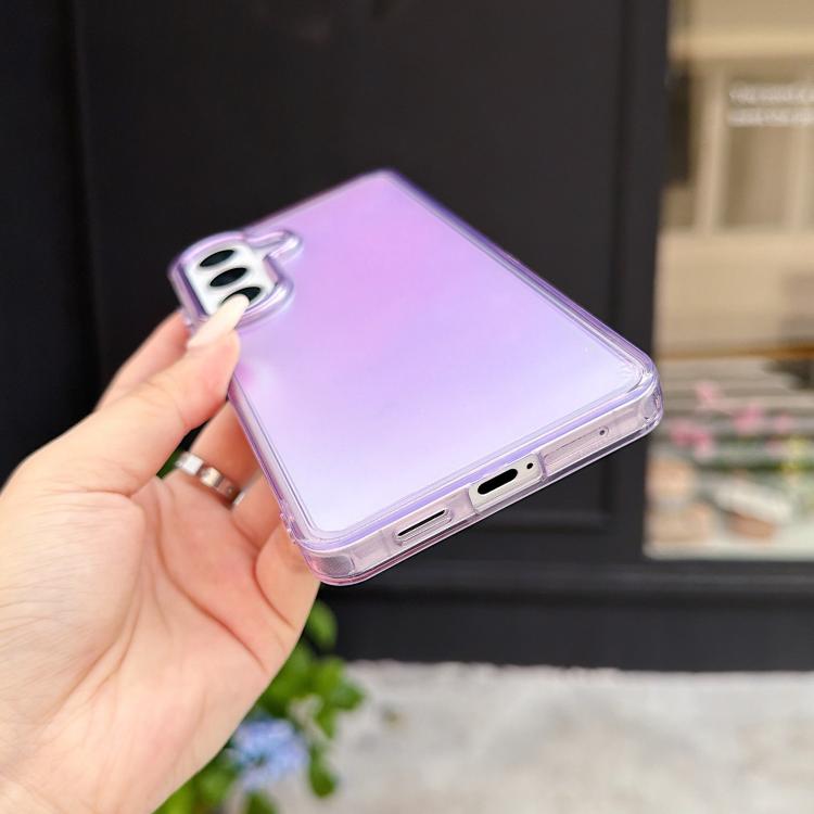 Custodia per telefono con sfumatura di placcatura, For Galaxy S25+ 5G, For Galaxy S25 Ultra 5G, For Galaxy S24 FE 5G, For Galaxy S24 Ultra 5G