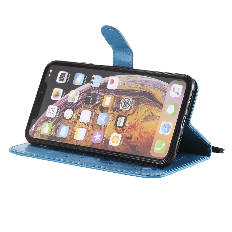 Custodia in pelle a ribalta per iPhone XS Max con slot carte