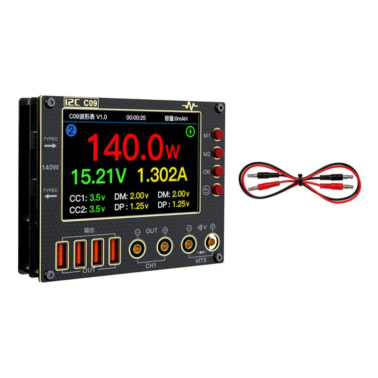 Amperometro digitale i2C C09 con display IPS da 4 pollici