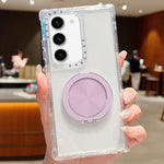 Custodia per telefono Dreamland trasparente con supporto MagSafe., For Samsung Galaxy S22 5G, For Samsung Galaxy S21 5G, For Samsung Galaxy S21+ 5G
