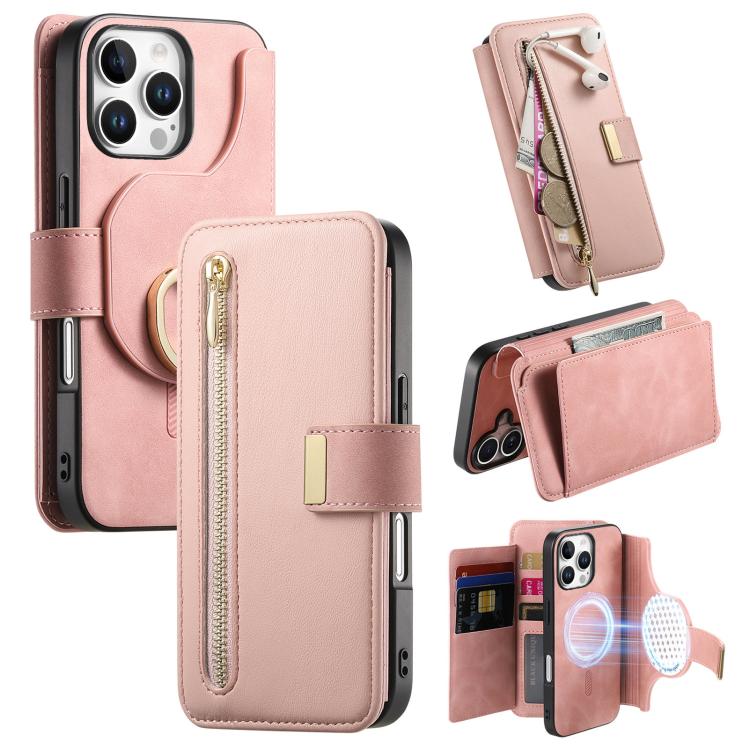 Custodia portafoglio in pelle con MagSafe per iPhone 16 Plus