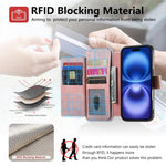 Custodia portafoglio in pelle con MagSafe per iPhone 16 Plus