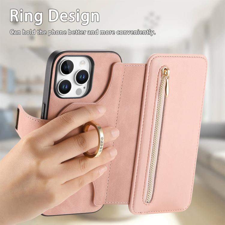 Custodia portafoglio in pelle con MagSafe per iPhone 16 Plus