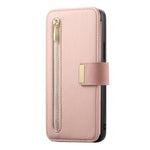 Portafoglio con cerniera ad anello, protezione RFID, custodia per telefono in pelle MagSafe, For Galaxy S23+ 5G
