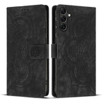 Custodia per telefono in pelle satinata stile retrò con mandala in rilievo., For Samsung Galaxy A14, For Samsung Galaxy A34 5G, For Samsung Galaxy A54 5G, For Samsung Galaxy A13