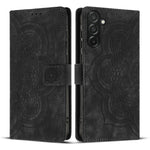 Custodia per telefono in pelle satinata stile retrò con mandala in rilievo., For Samsung Galaxy A16, For Samsung Galaxy A55 5G, For Samsung Galaxy A35 5G, For Samsung Galaxy A15