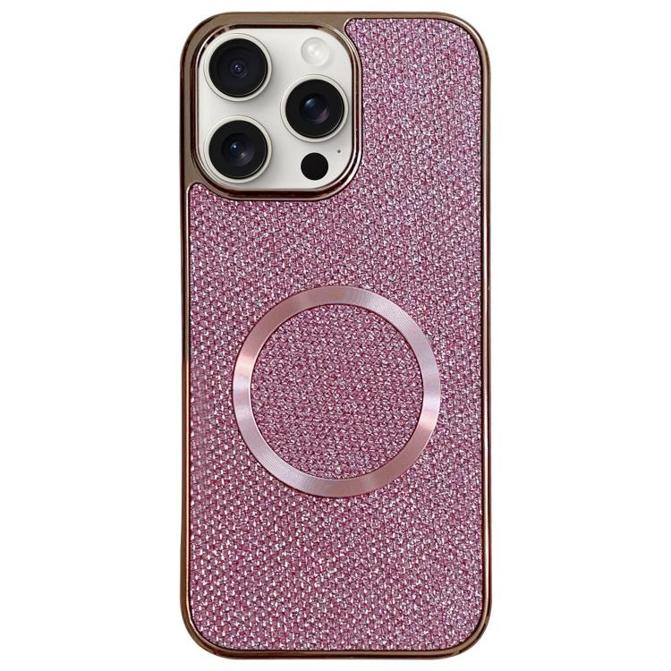 Custodia MagSafe in policarbonato glitterata per iPhone