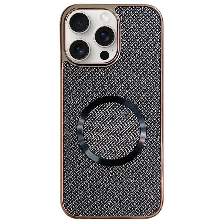 Custodia MagSafe in policarbonato glitterata per iPhone