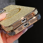 Custodia MagSafe in policarbonato glitterata per iPhone