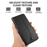 Custodia per telefono in pelle ABEEL con texture delicata e protezione RFID., For Samsung Galaxy S21+, For Samsung Galaxy S21 Ultra 5G