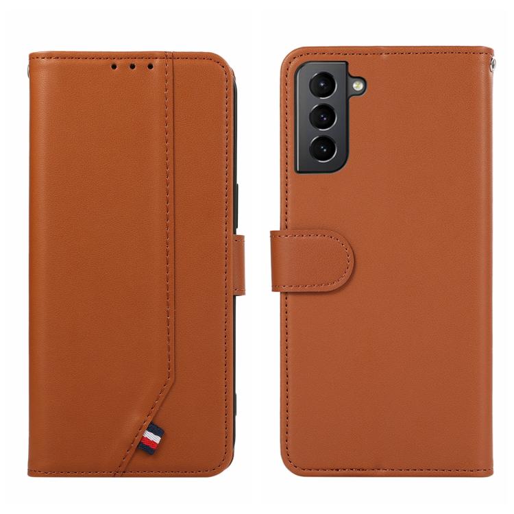 Custodia per telefono in pelle ABEEL con texture delicata e protezione RFID., For Samsung Galaxy S22 5G, For Samsung Galaxy XCover 5, For Samsung Galaxy S21 FE 5G, For Samsung Galaxy S21 5G