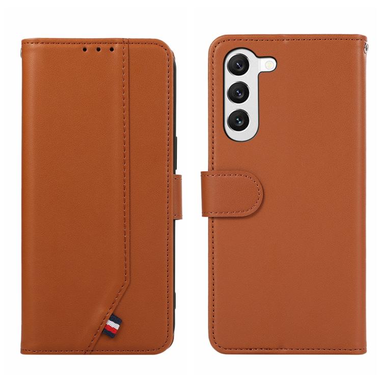 Custodia per telefono in pelle ABEEL con texture delicata e protezione RFID., For Samsung Galaxy S22 5G, For Samsung Galaxy XCover 5, For Samsung Galaxy S21 FE 5G, For Samsung Galaxy S21 5G