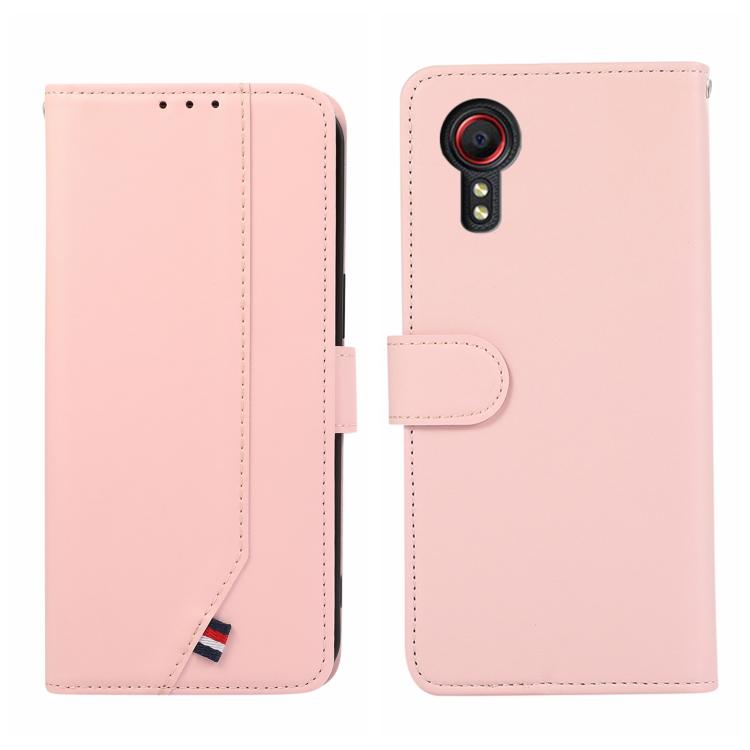 Custodia per telefono in pelle ABEEL con texture delicata e protezione RFID., For Samsung Galaxy S22 5G, For Samsung Galaxy XCover 5, For Samsung Galaxy S21 FE 5G, For Samsung Galaxy S21 5G