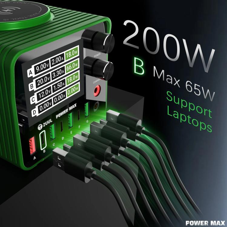 Alimentatore regolabile 2UUL PC01 Power Max 200W per riparazioni - immagine 3