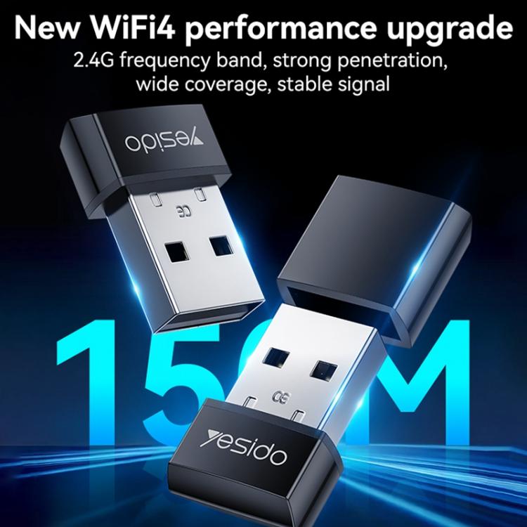 Adattatore WiFi USB Yesido WP10 150 Mbps con antenna integrata - immagine 2