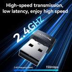 Adattatore WiFi USB Yesido WP10 150 Mbps con antenna integrata - immagine 3