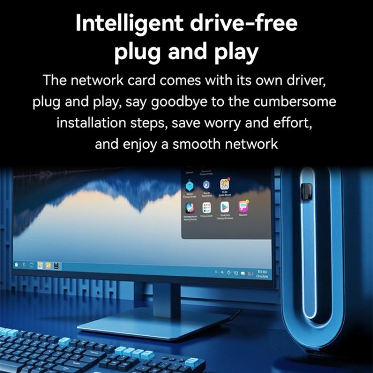 Adattatore WiFi USB Yesido WP10 150 Mbps con antenna integrata - immagine 7